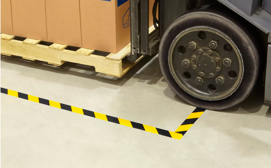 Deluxe Safety Tape - 2" x 100' Yellow & Black