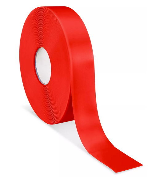 Deluxe Safety Tape - 2" x 100' Red
