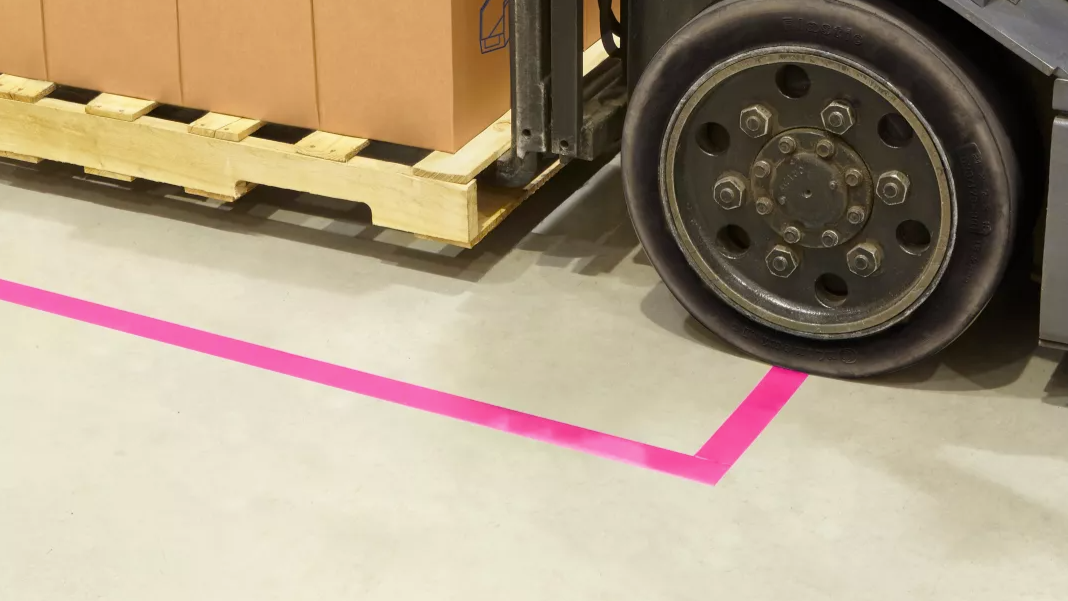 Deluxe Safety Tape - 2" x 100' Pink