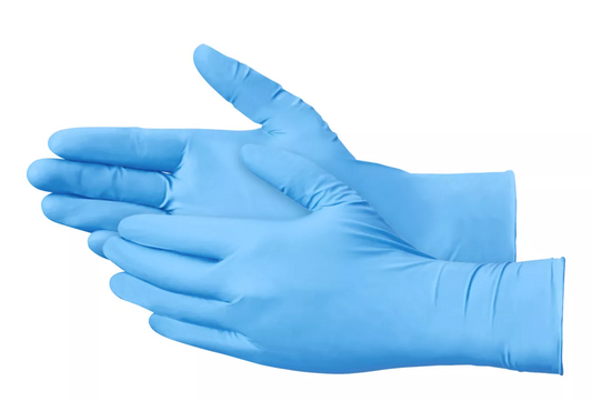 Industrial Nitrile Gloves with Extended Cuff Powder-Free 100pcs