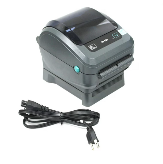 Zebra ZP450-0502-0004A Direct Thermal POS Label Printer, USB/Serial/Parallel, Gray