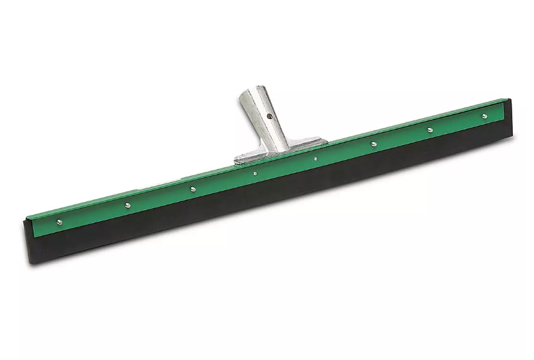 Industrial Floor Squeegee - Straight Rubber, 24"