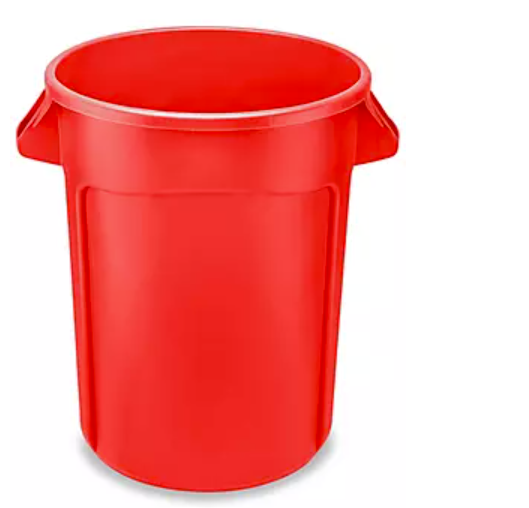 Rubbermaid® Brute® Trash Can - 32 Gallon, Blue