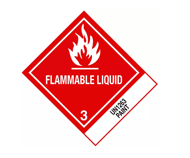 Pre-Printed D.O.T. Labels 4 x 4 3/4"	 500pcs