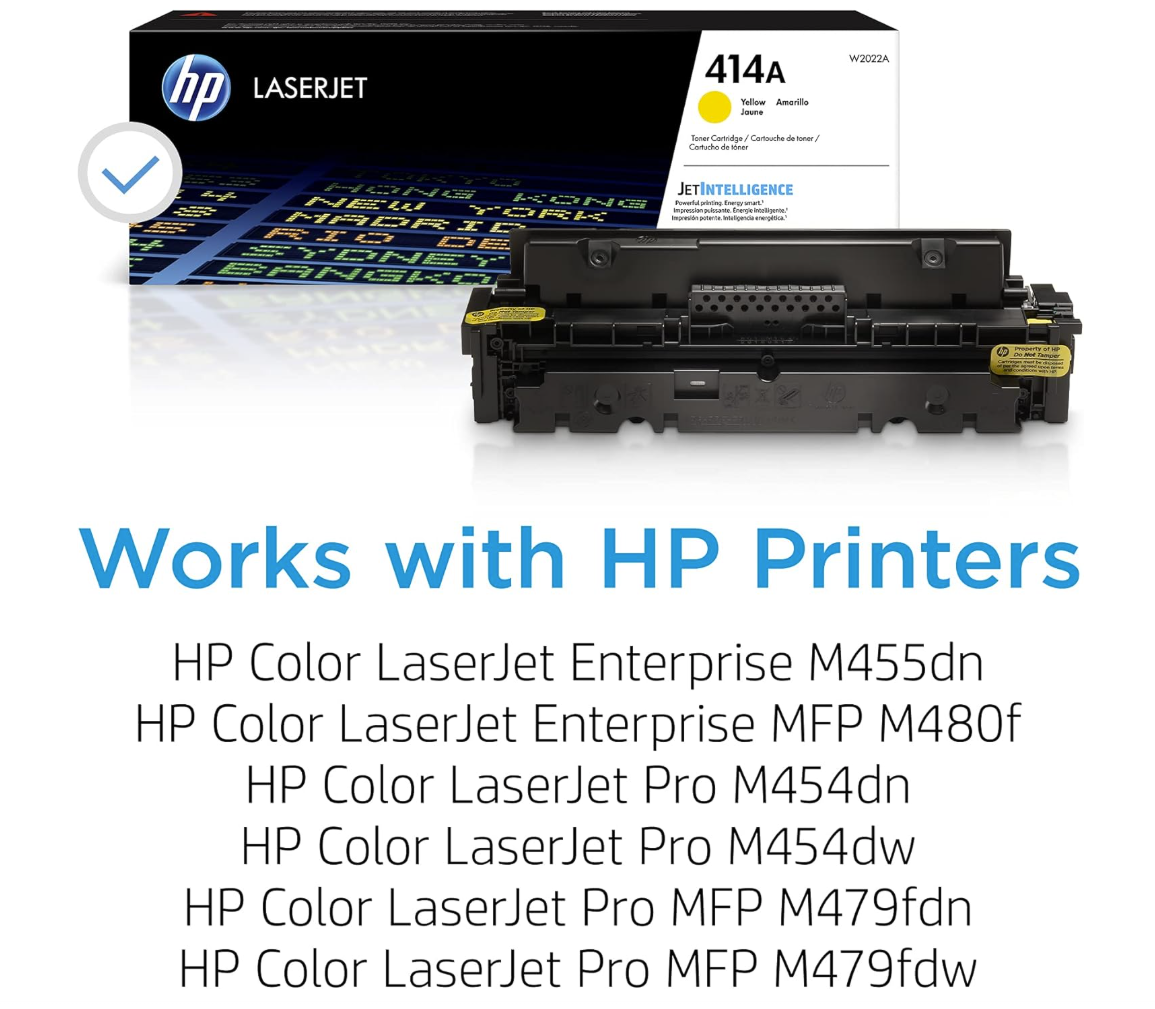 HP 414A Yellow Toner Cartridge
