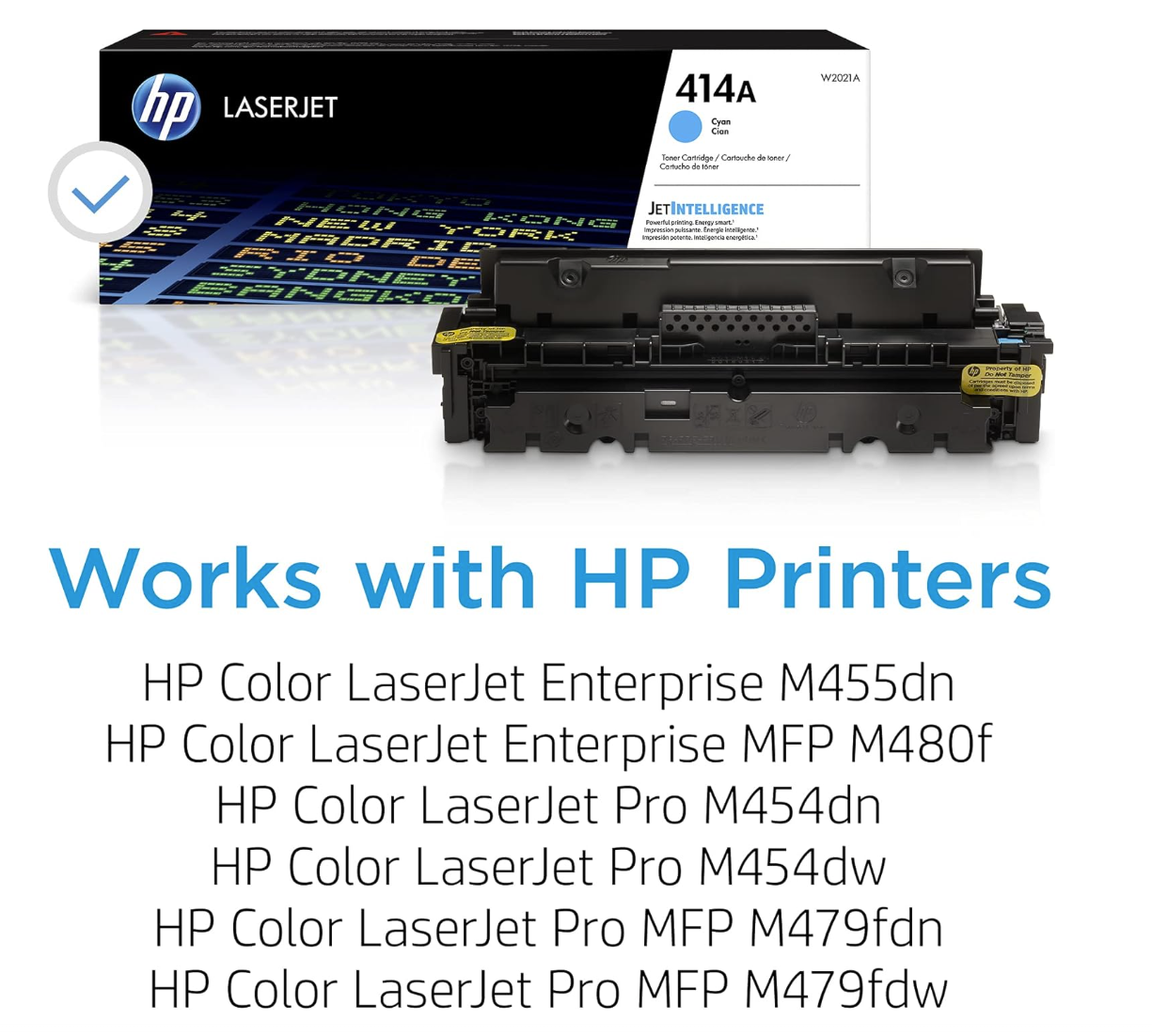 HP 414A Cyan Toner Cartridge