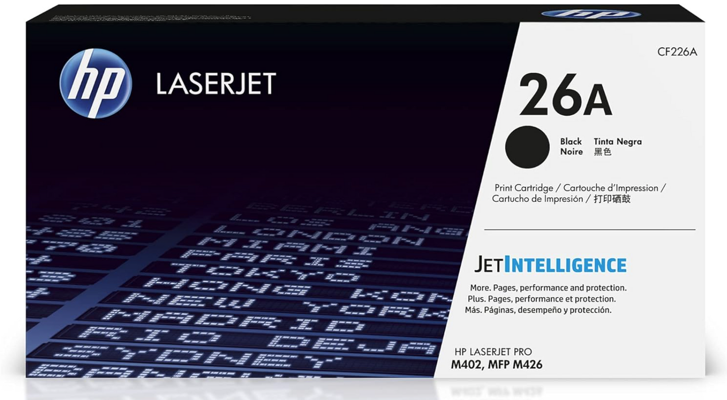 HP 26A Black Toner Cartridge for HP Printers