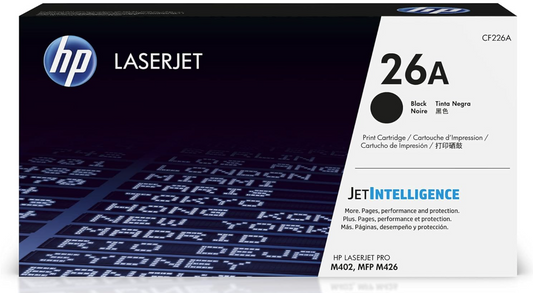 HP 26A Black Toner Cartridge for HP Printers