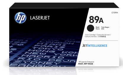 HP 89A Black Toner Cartridge, CF289A 2 pack
