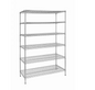 Heavy Duty 6-Tier Commercial Grade Steel Wire Shelving Unit in Chrome (48 in. W x 72 in. H x 24 in. D.