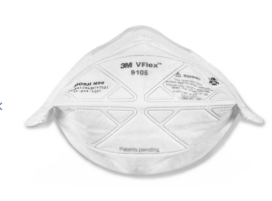 N95 Flat Fold Respirator 50pcs