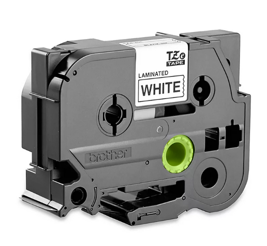 TZe Label Tape 2pcs Black and White