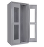 Clear-View Bin Storage Cabinet - Empty, 36 x 24 x 78"