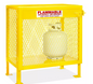 Vertical Gas Cylinder Cabinet - Assembled, 2 Cylinder Capacity