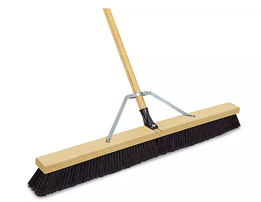 Contractors Broom - 36", Fine Bristles