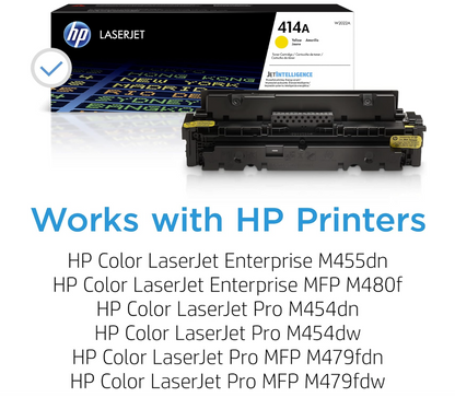 HP 414A Yellow Toner Cartridge