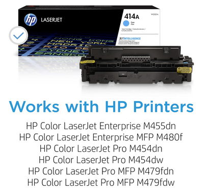 HP 414A Cyan Toner Cartridge
