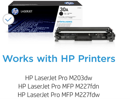HP 30A Black Toner Cartridge