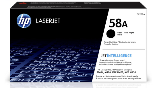 HP 58A Black Toner Cartridge