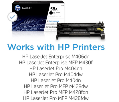 HP 58A Black Toner Cartridge