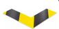 Safety Tape Angles - 6 x 6 x 2" Yellow and Black